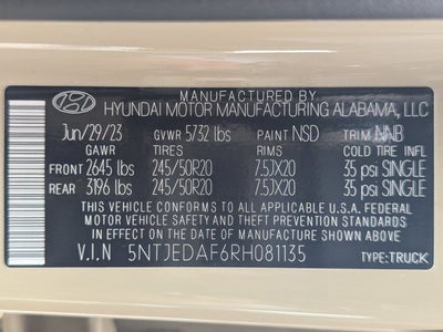 2024 Hyundai Santa Cruz Limited
