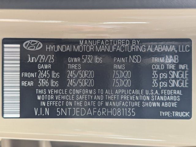 2024 Hyundai Santa Cruz Limited