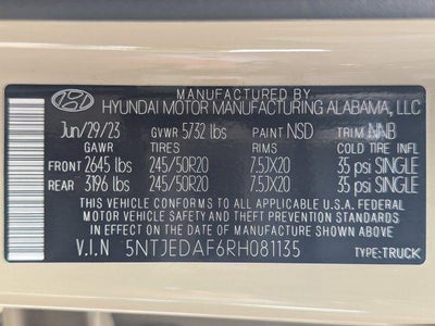 2024 Hyundai Santa Cruz Limited