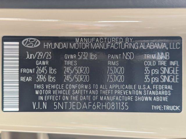 2024 Hyundai Santa Cruz Limited