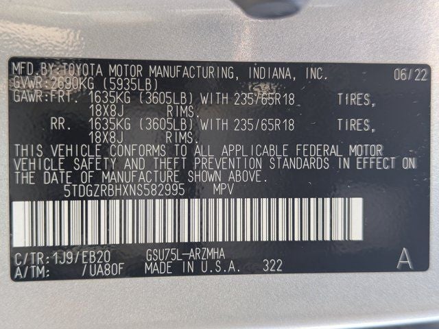 2022 Toyota Highlander XLE