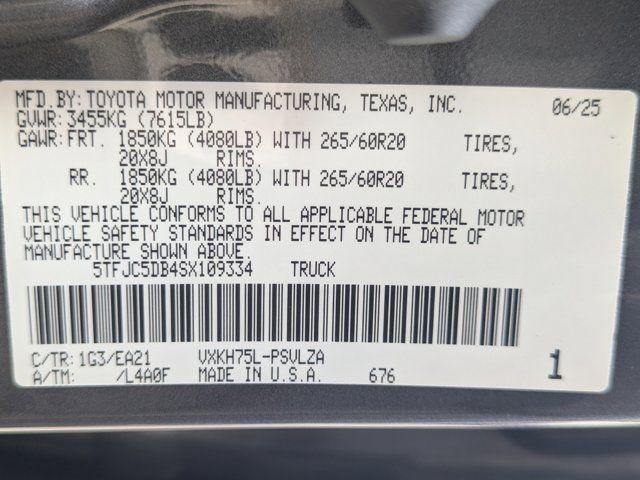 2025 Toyota Tundra Hybrid Limited