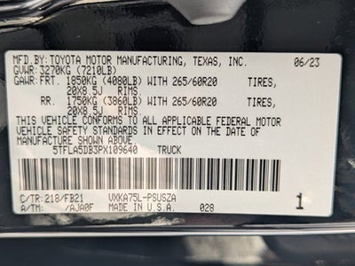 2023 Toyota Tundra SR5