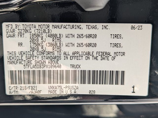 2023 Toyota Tundra SR5