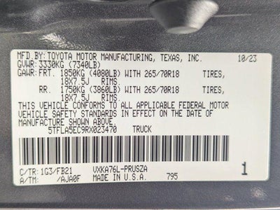 2024 Toyota Tundra SR5