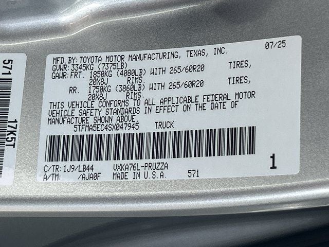 2025 Toyota Tundra 1794