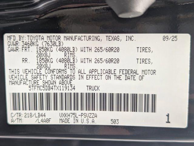 2026 Toyota Tundra Hybrid 1794 Edition
