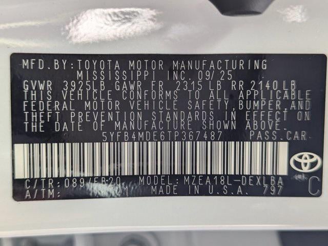 2026 Toyota Corolla LE