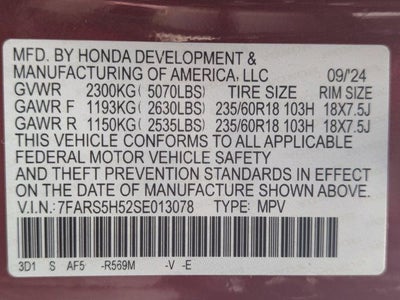 2025 Honda CR-V Hybrid Sport