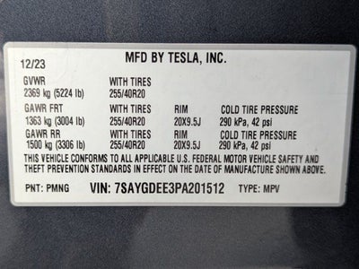 2023 Tesla Model Y Long Range