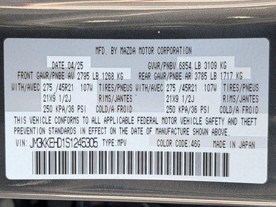 2025 Mazda Mazda CX-90 3.3 Turbo Premium Plus