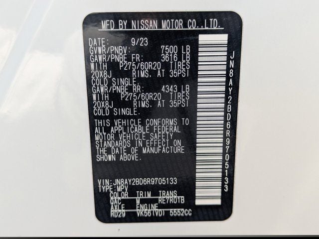 2024 Nissan Armada SL