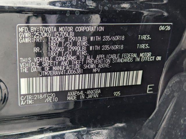 2026 Toyota RAV4 Plug-In Hybrid SE