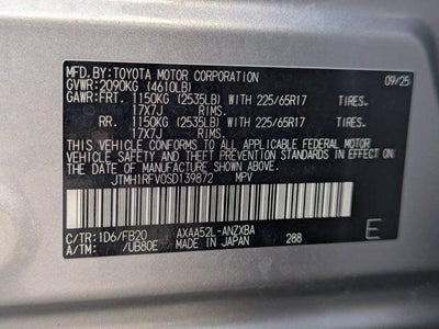 2025 Toyota RAV4 LE