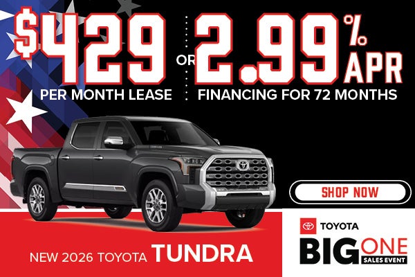 New 2026 Toyota Tundra