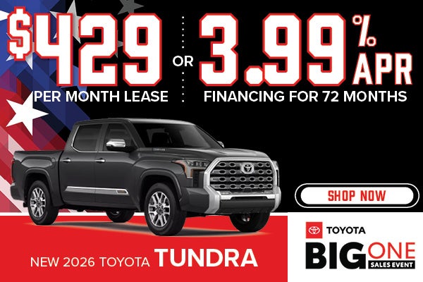 New 2026 Toyota Tundra