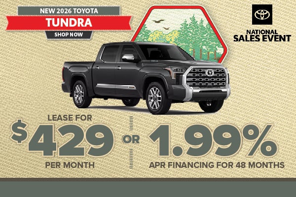 New 2026 Toyota Tundra