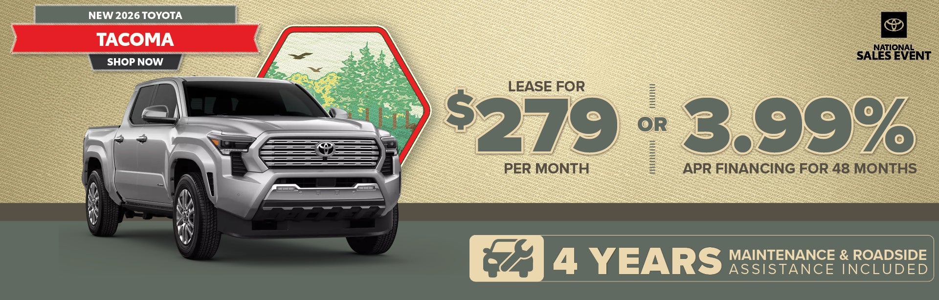 New 2026 Toyota Tacoma