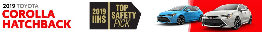 2019 Toyota Award Corolla Hatchback