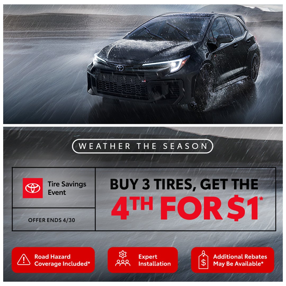 Buy 3 Tires, Get the 4th for $1